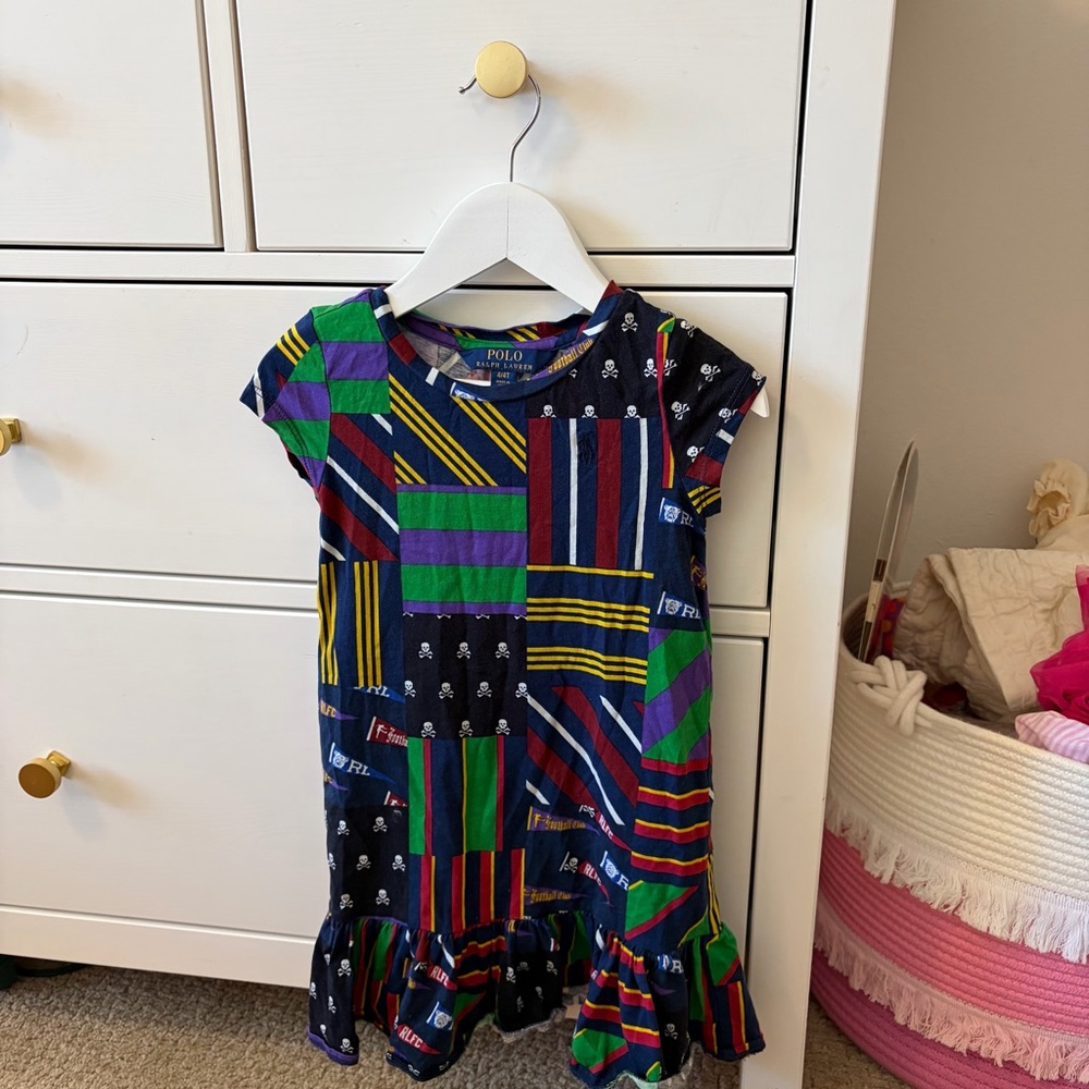 Polo Ralph Lauren Printed Girl’s Dress Size 4T